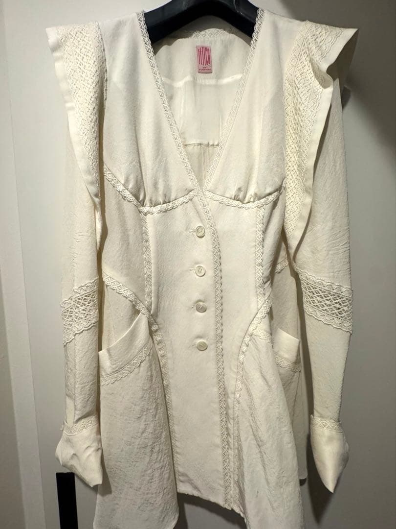 fetico 25SS レースシャツジャケット