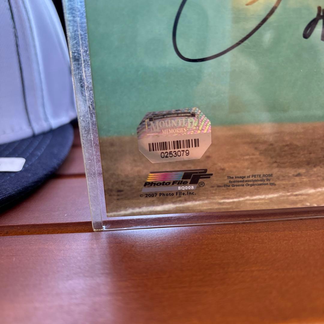【2月SALE】MLBピート・ローズ サイン入り写真
