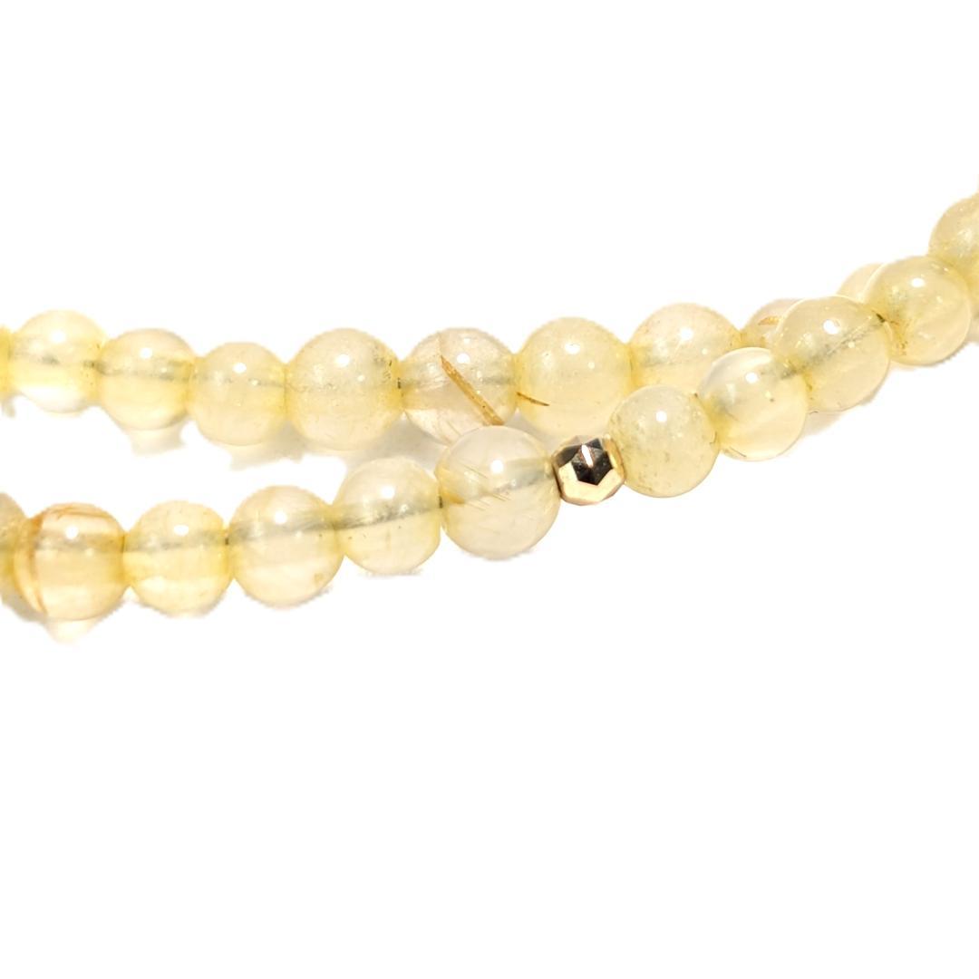 【開運×高級感】K18×ゴールドルチル 3WAYアクセサリー 幸せを引き寄せる石