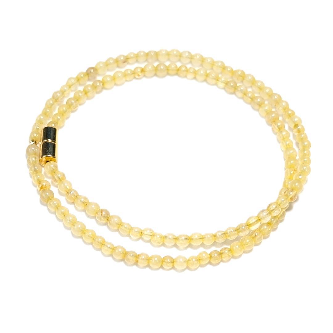 【開運×高級感】K18×ゴールドルチル 3WAYアクセサリー 幸せを引き寄せる石