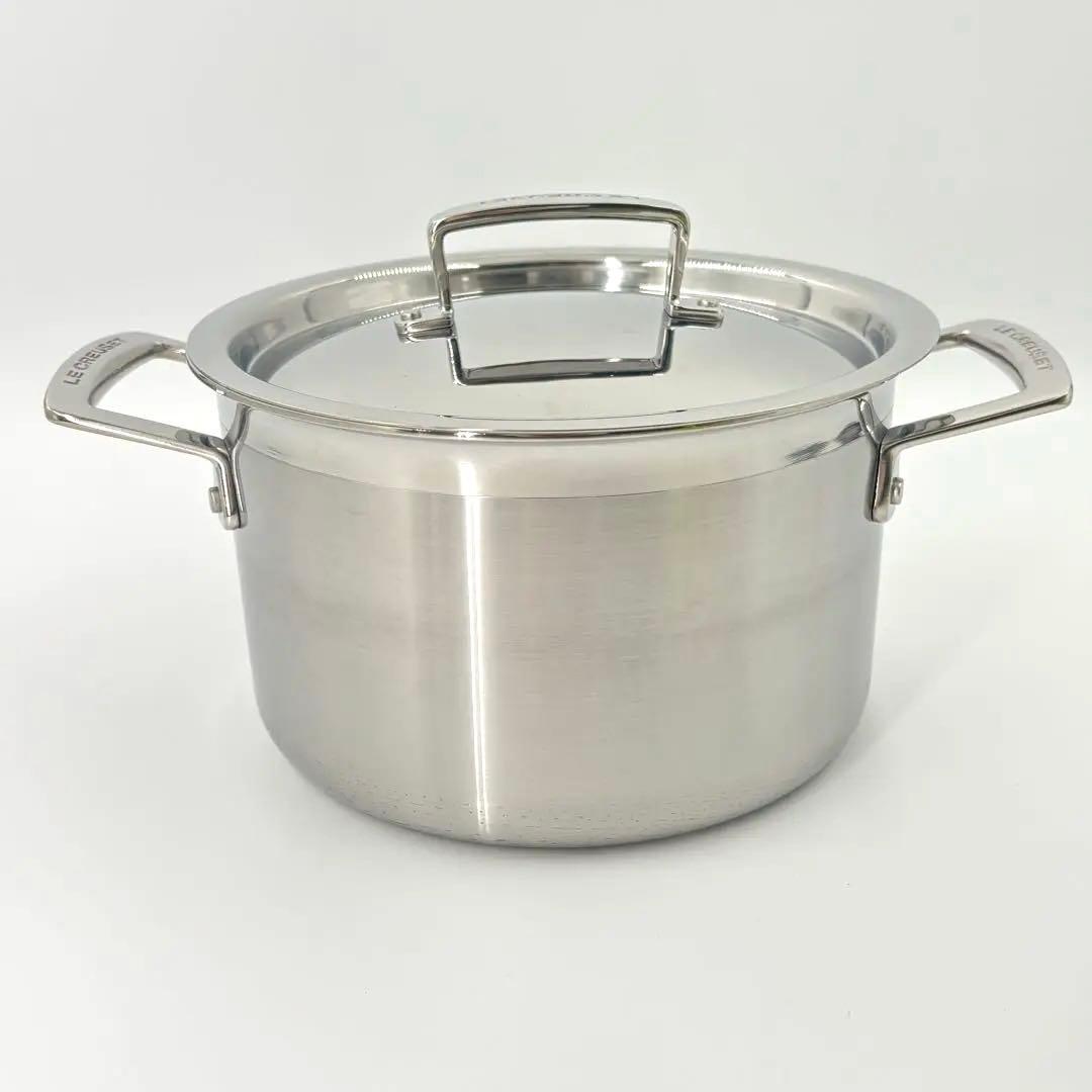 LE CREUSET ルクルーゼ　ステンレス　両手鍋　20cm 4L