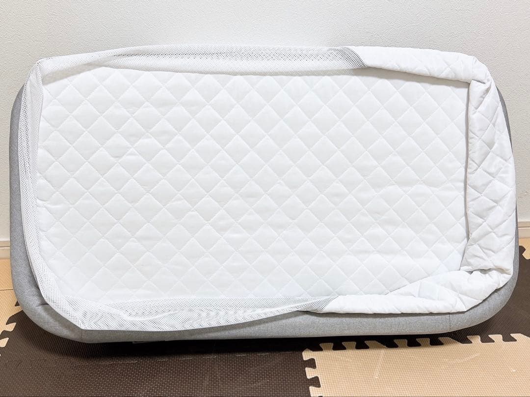 ヤトミ　YATOMI リビングベッド 2in1 折り畳みベビーベッド