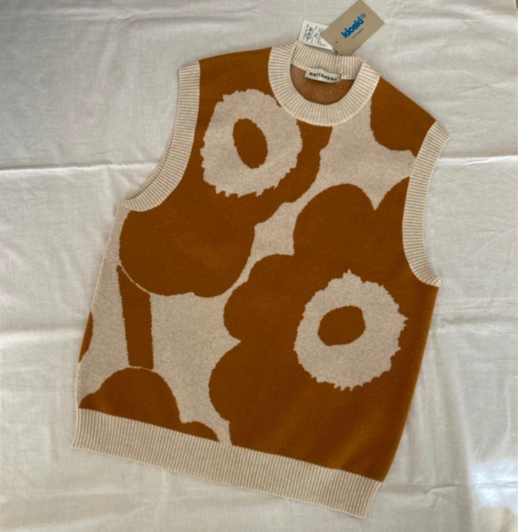 2023AW marimekko Ruode Unikko ニットベスト XS