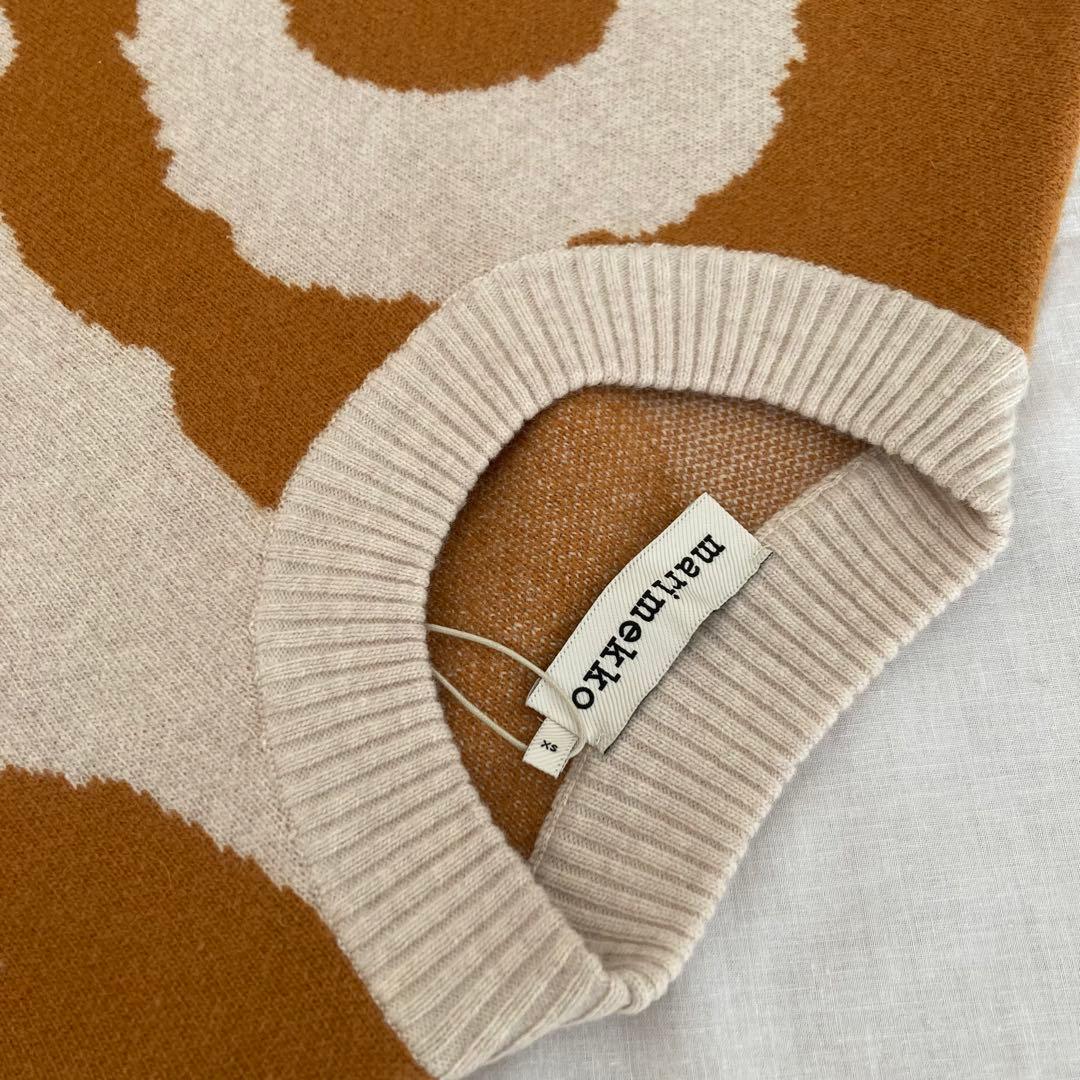 2023AW marimekko Ruode Unikko ニットベスト XS