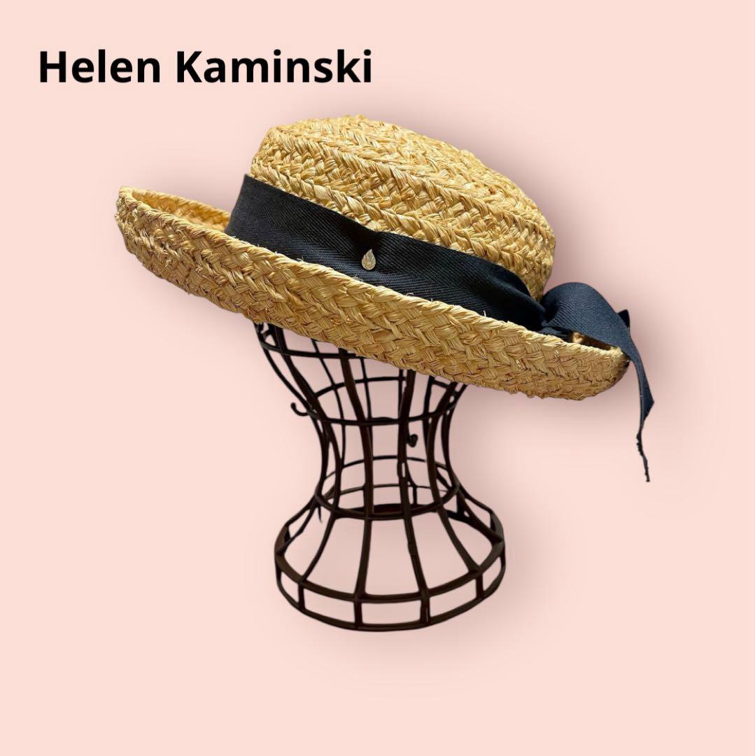 ヘレン カミンスキー/H.KAMINSKI ラフィアハット 麦わら帽子カンカン帽