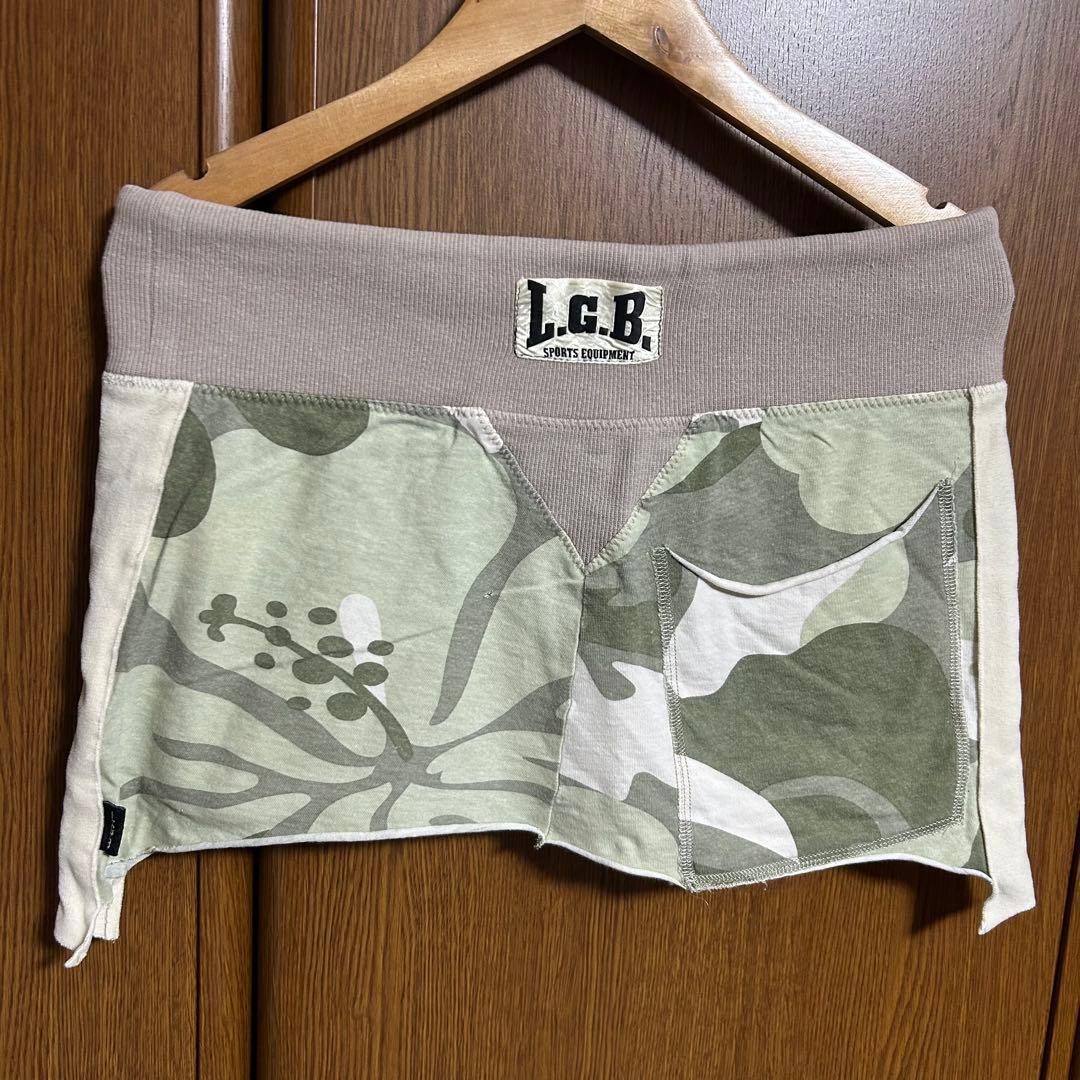 L.G.B. 迷彩 スカート ルグランブルー スウェット ライン 稀少 レア
