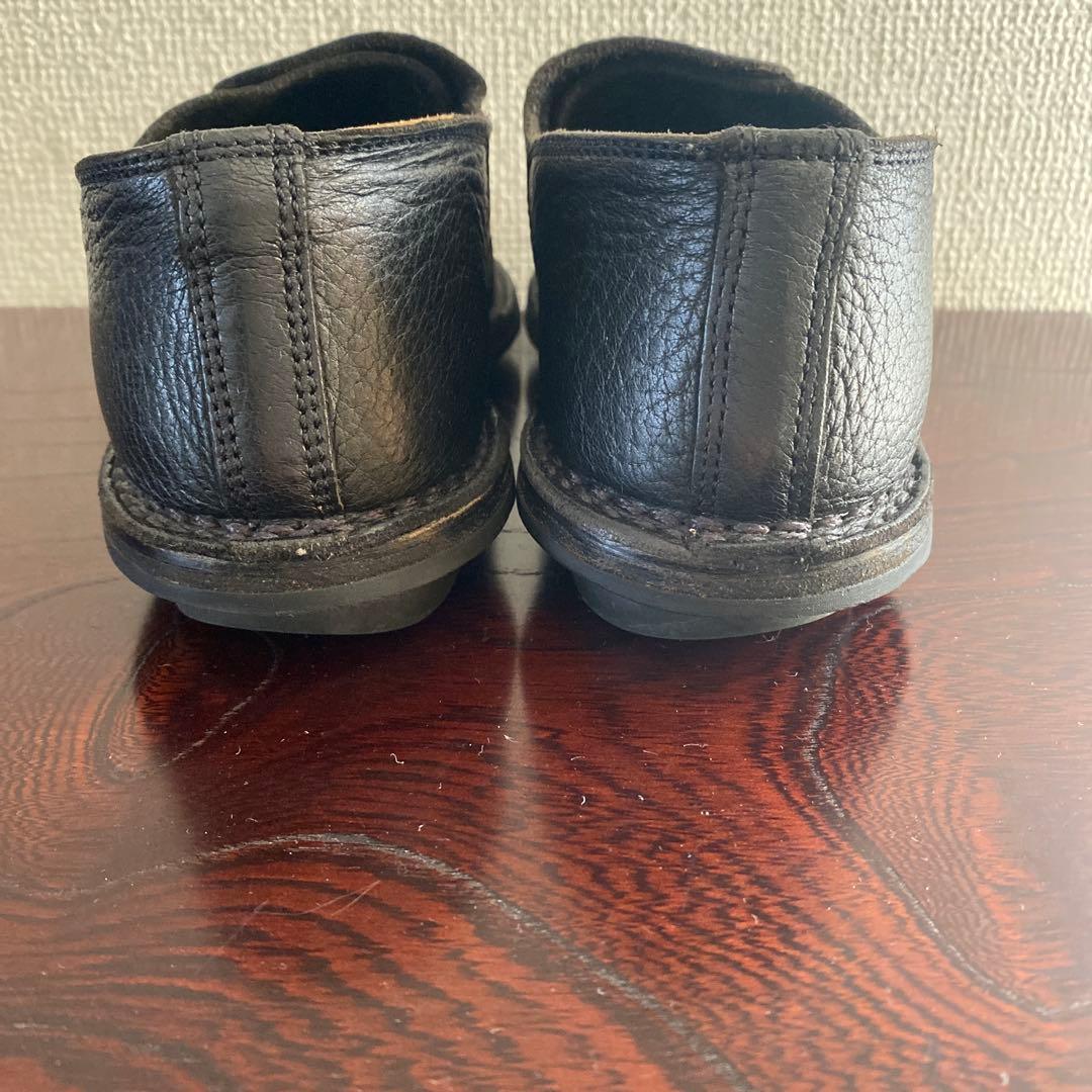 trippen トリッペン 鹿革 ベロクロ ディア レザー 37 黒