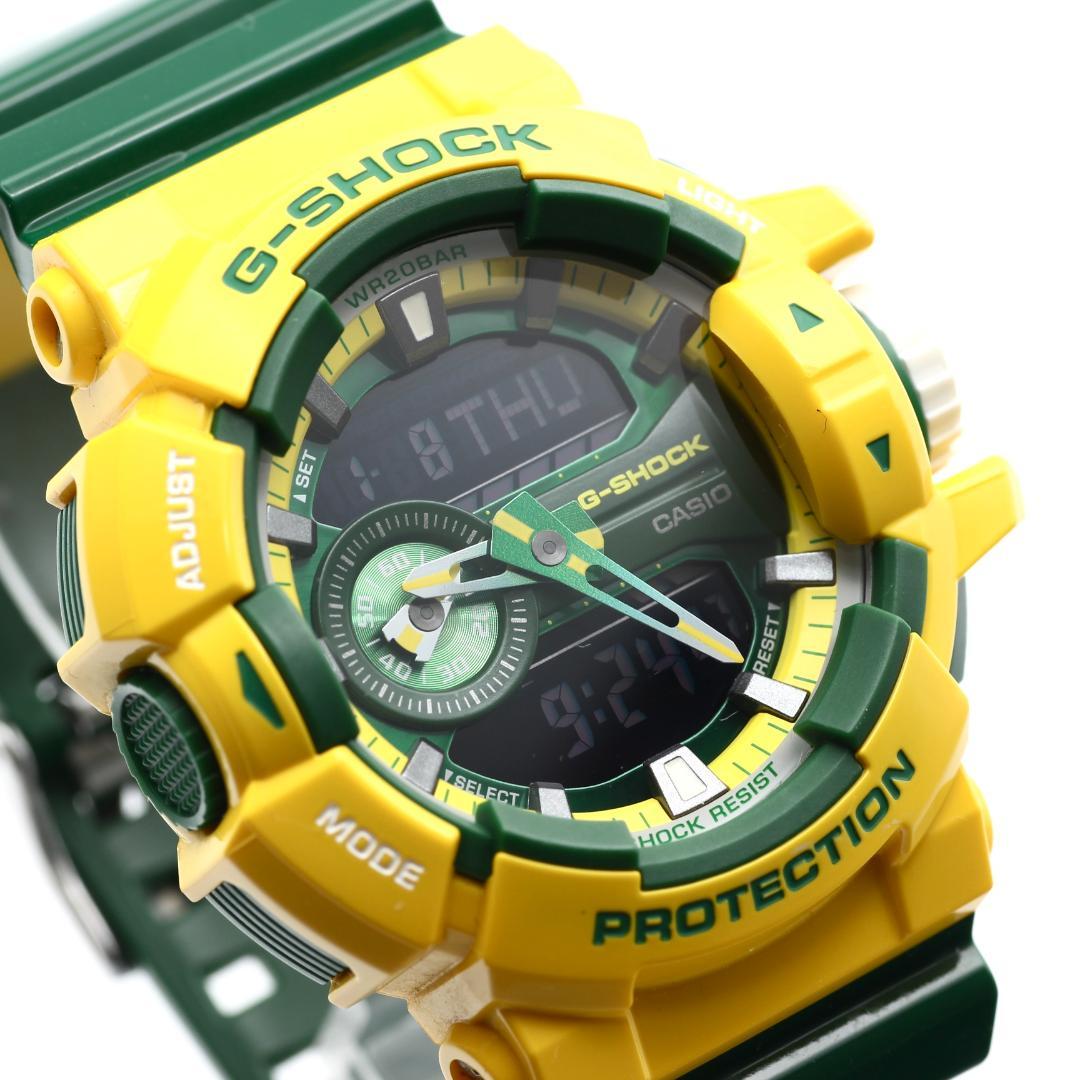 希少 G-SHOCK メンズ 腕時計 アナデジ 廃盤 大型ロータリースイッチ