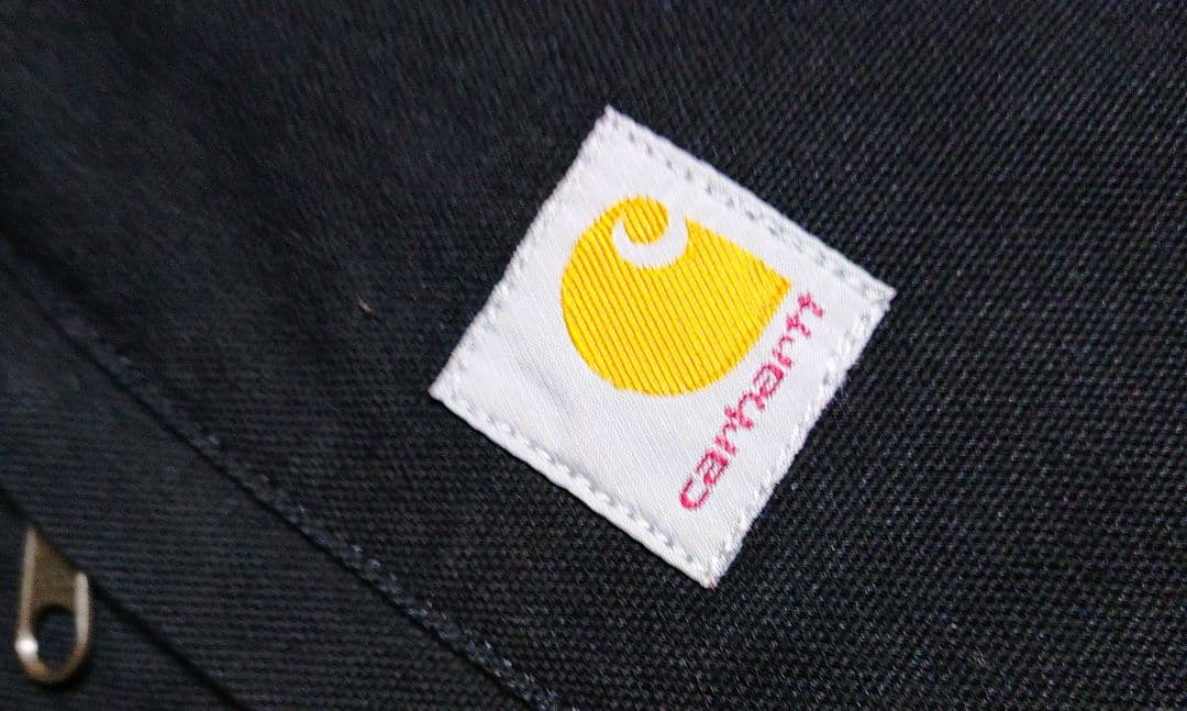■Carhartt ダックベスト【黒】モックネック現行✨USED美品