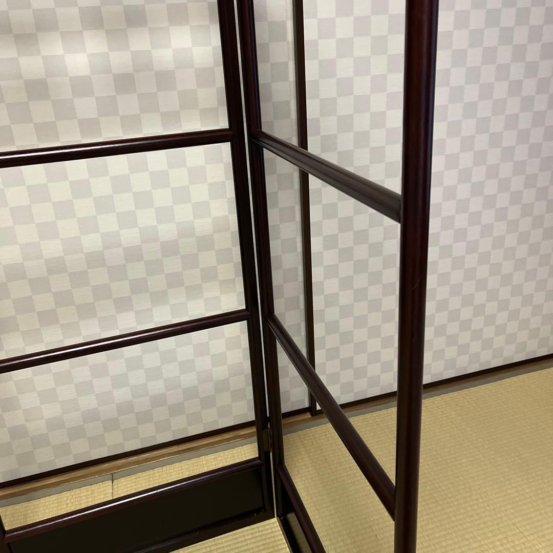 衣桁　着物掛け　昭和レトロ　折りたたみ　アンティーク　衣紋掛け　和家具　木製