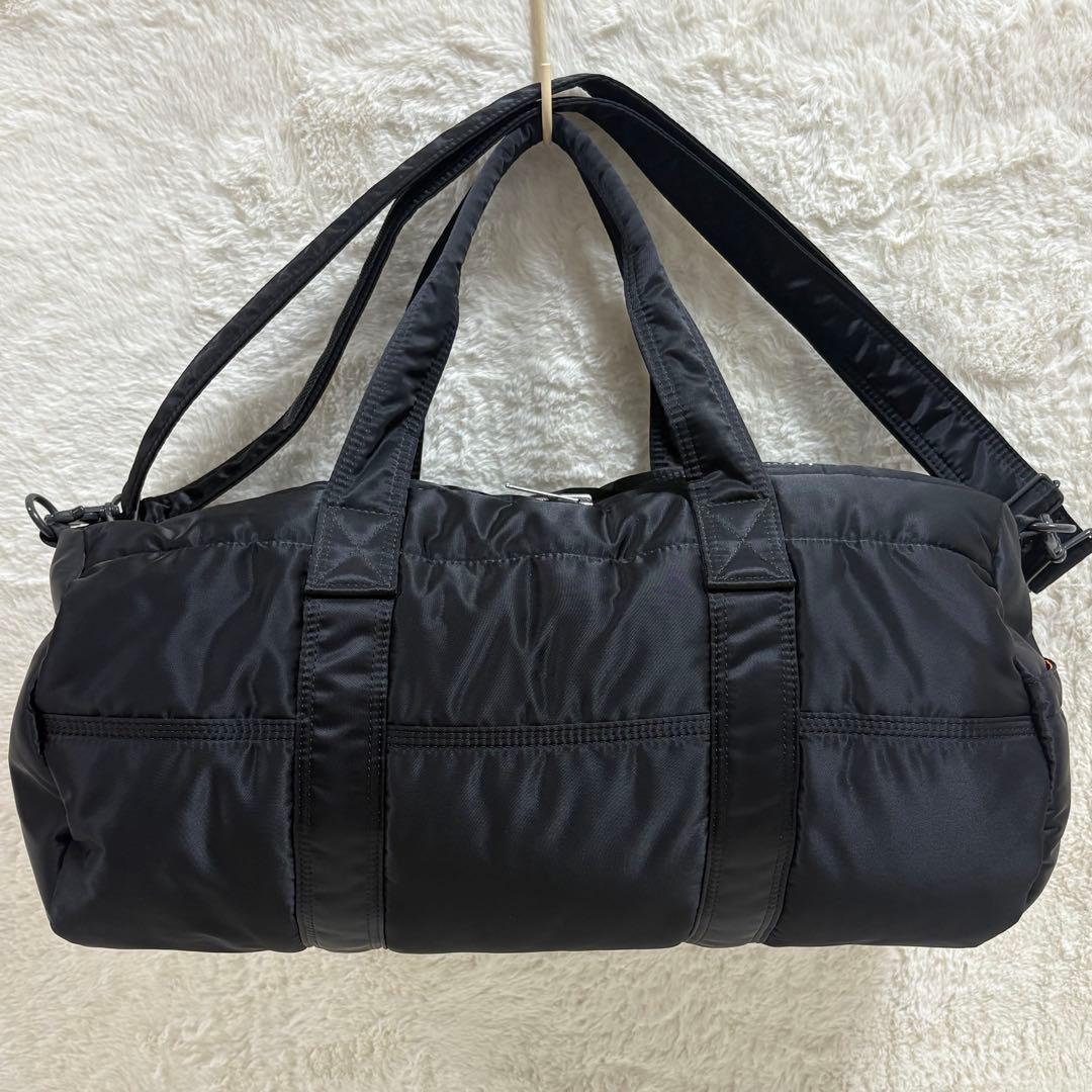 ✨極上品✨ PORTER　タンカー　2way　ドラムバッグ　ボストンバッグ　黒