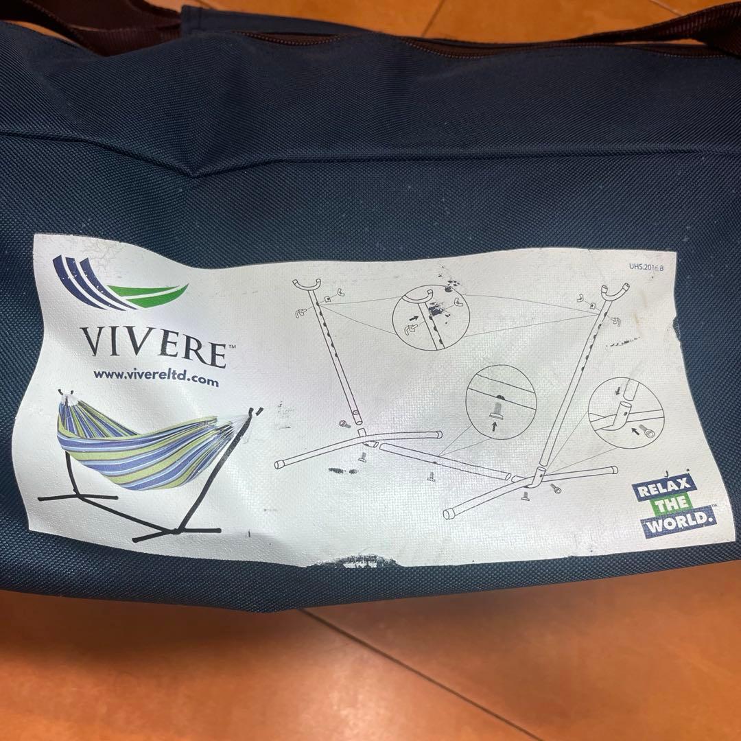 【美品】Vivere ビブレ自立式ハンモック ダブルサイズ　デザートムーン