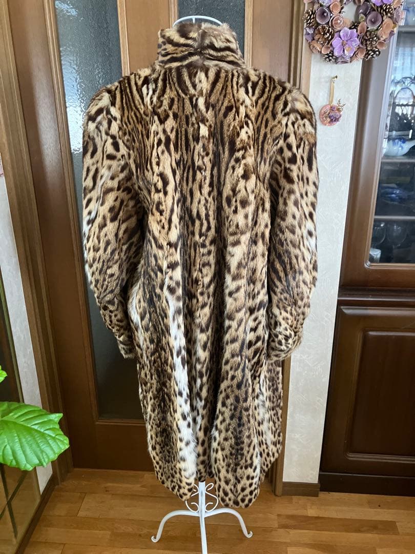 高級リアルファー⭐️美品／レオパード