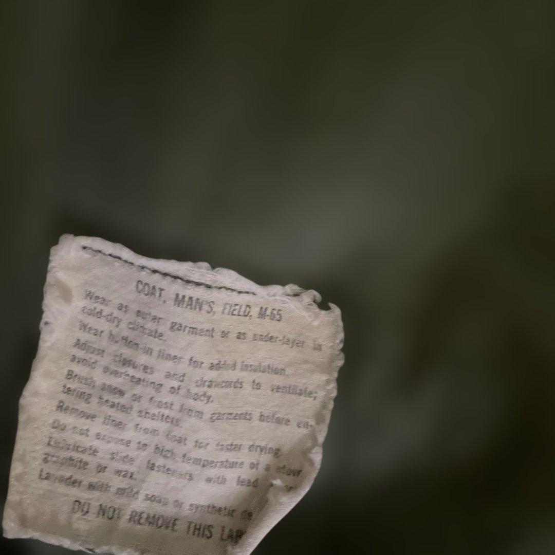 米軍US ARMY M65 フィールドジャケット 2nd MS ライナー付