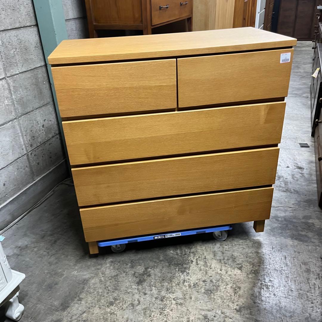 【廃盤美品】無印良品◆◇ 無印良品 ◆◇木製4段チェスト◆◇タモ材