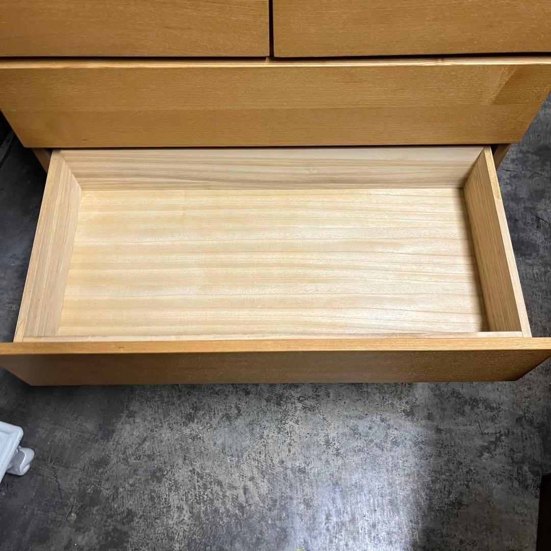 【廃盤美品】無印良品◆◇ 無印良品 ◆◇木製4段チェスト◆◇タモ材