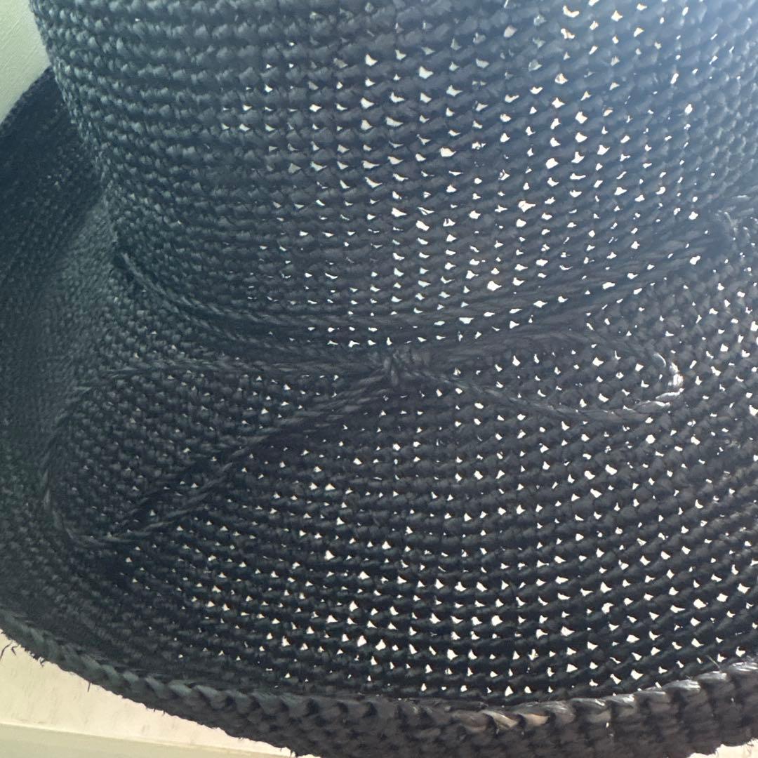 ヘレンカミンスキー　ハット　ラフィア　帽子　 プロバンス12 黒