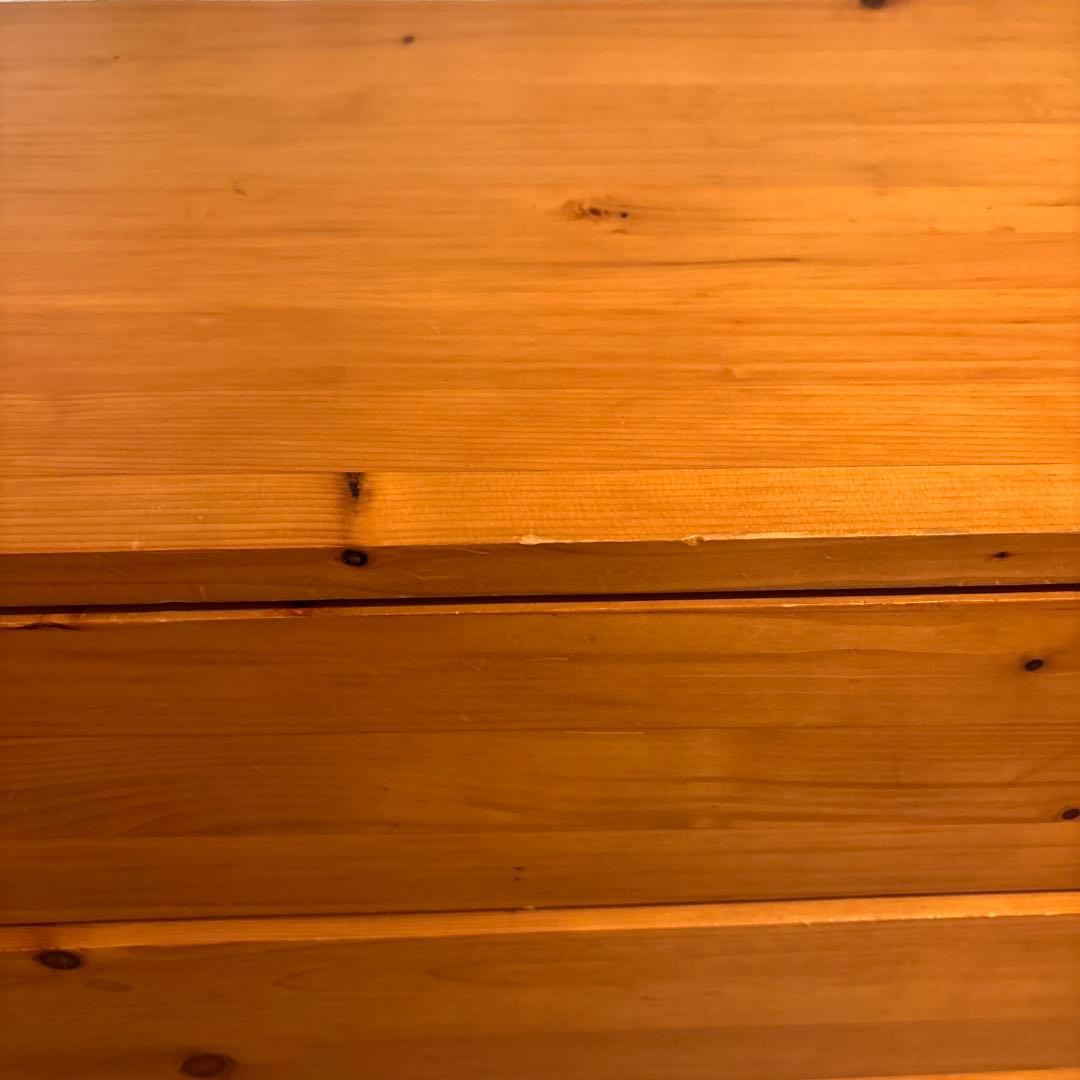 無印良品 パイン材4段チェスト