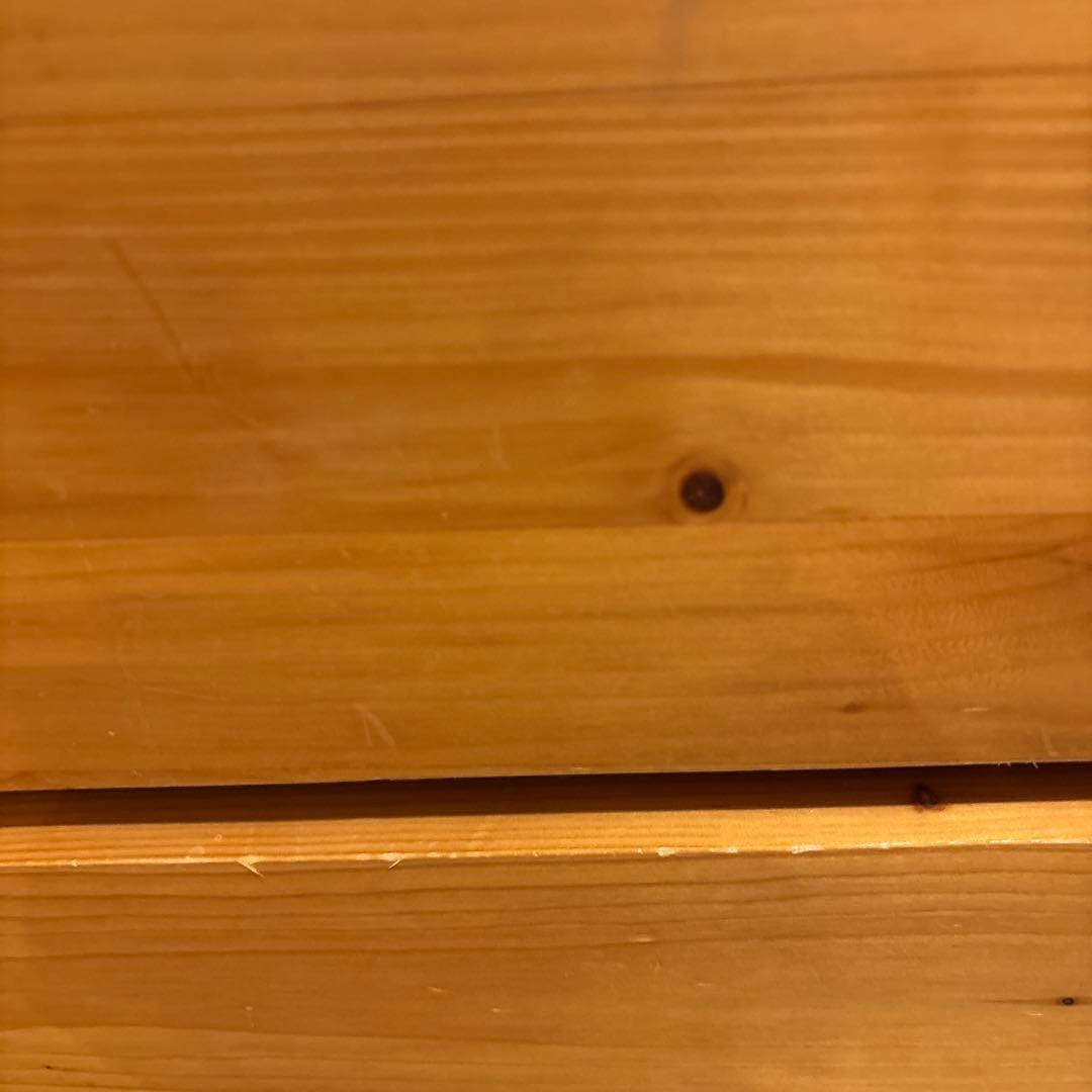 無印良品 パイン材4段チェスト