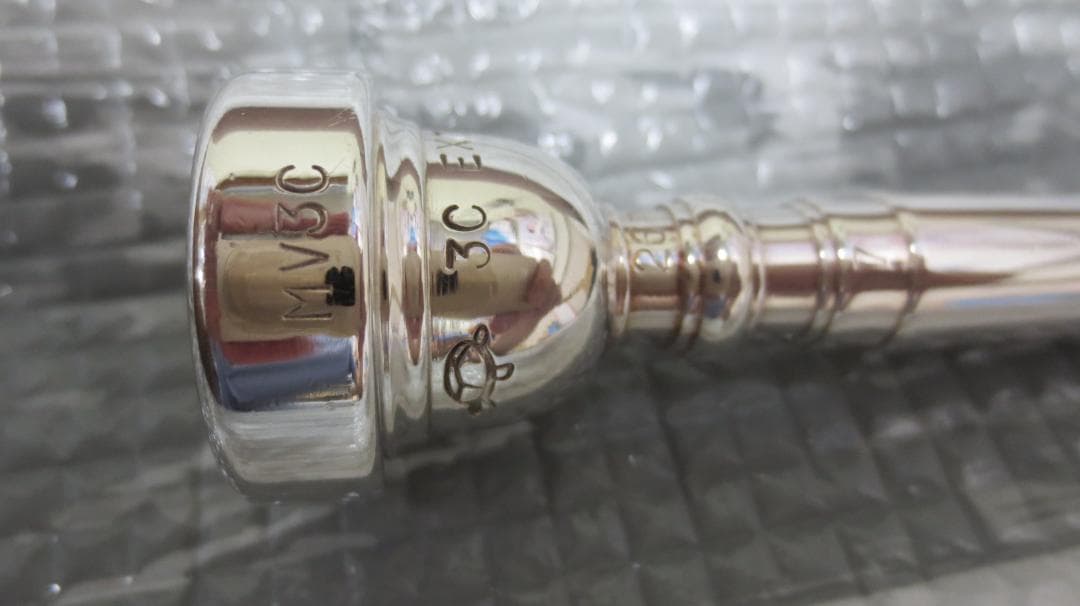 トシ アトリエチューニング トランペットマウスピース 3CMV EXT 銀メッキ