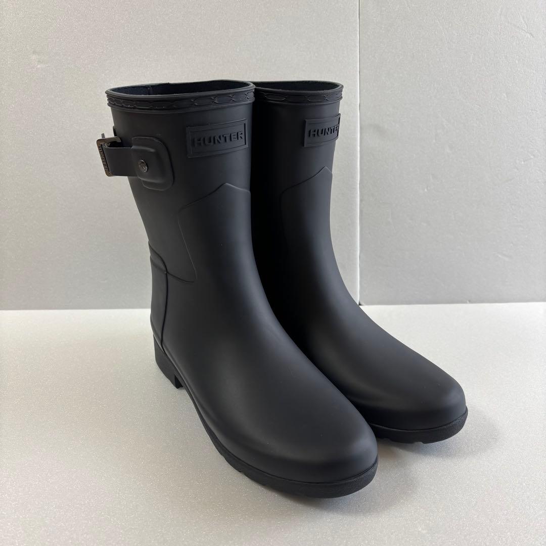Hunter ハンター レディース ショート レインブーツ 22cm UK3