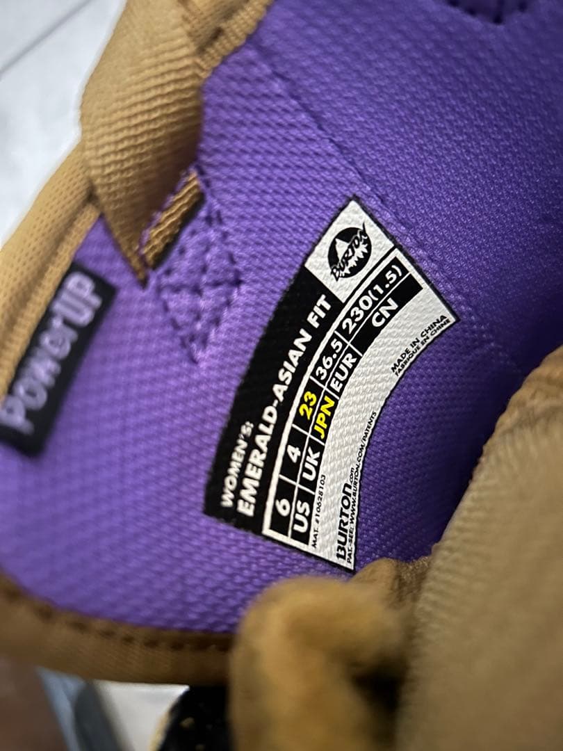 BURTON バートンスノーボードブーツ 23cm ブラウン EMERALD