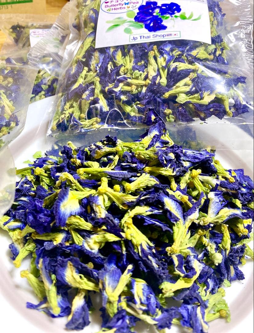 ●乾燥バタフライピーの花100gx5袋まとめてอัญชันAnchanアンチャンの花