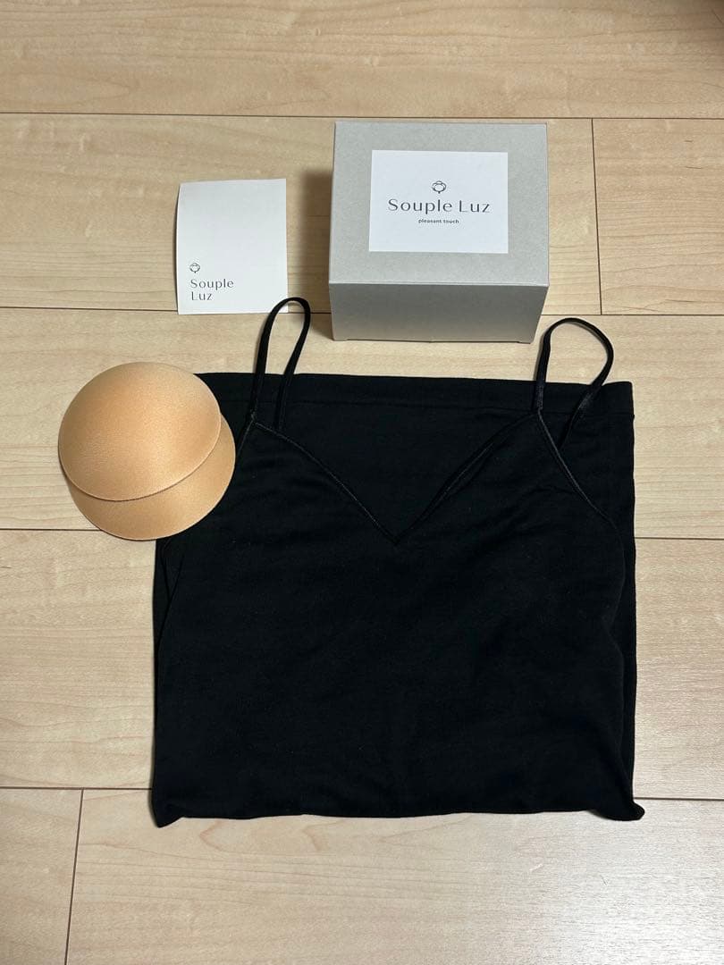 【RIRI】Souple Luz スープレルース ブラパットキャミソールM