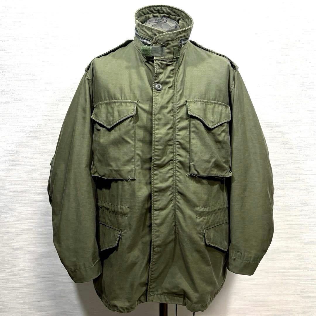 60s M-R 2nd 米軍実物 M-65フィールドジャケット グレーライナー