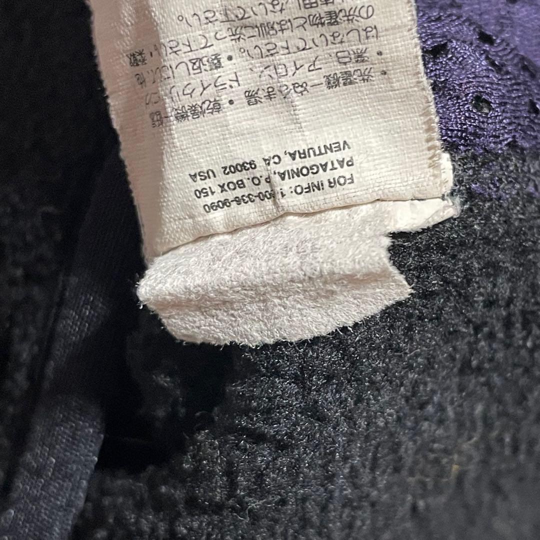 90s patagonia フリースベスト　ブラック　M USA製