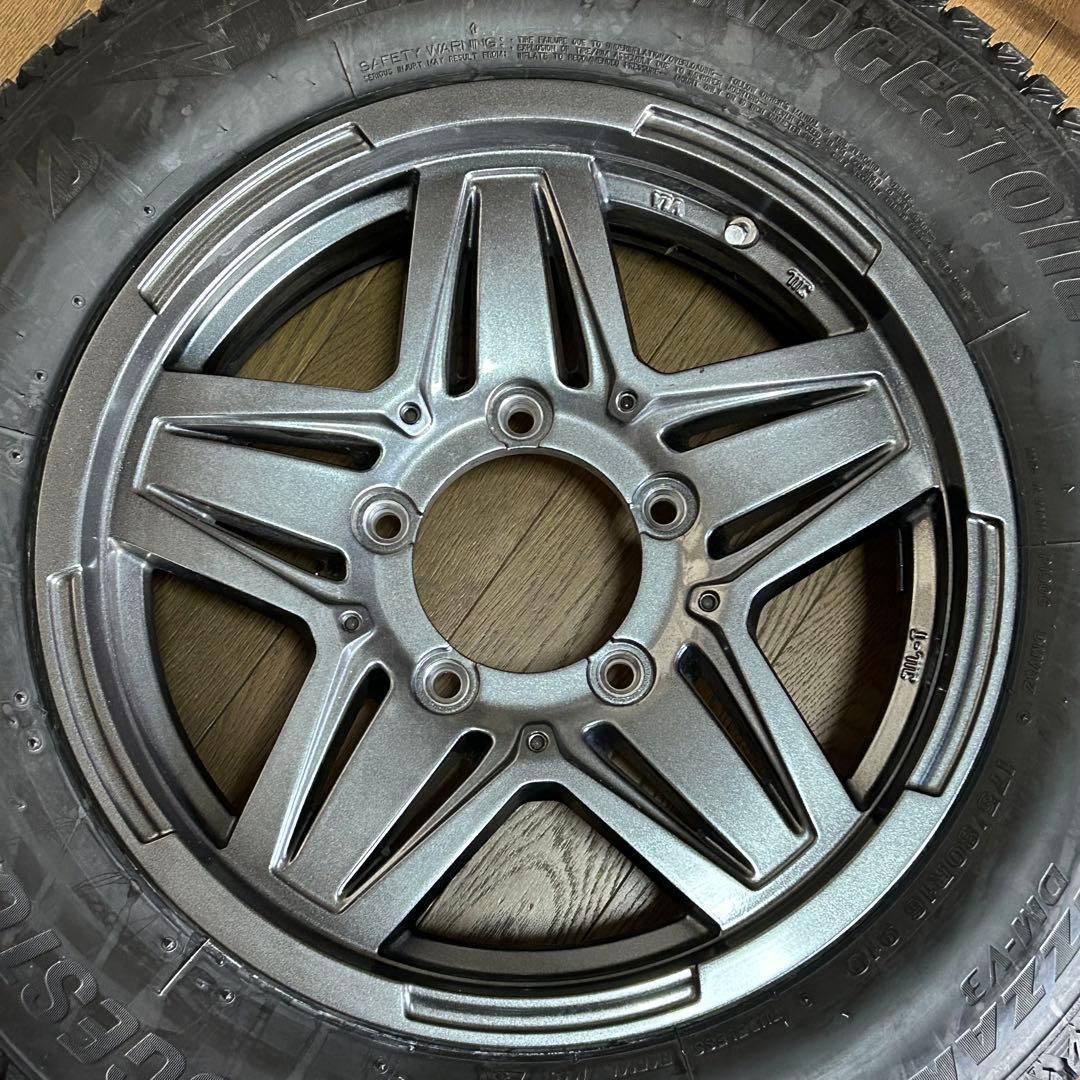 ブリザック 175/80R16 DM-V3 ジムニー 実走3000km 美品