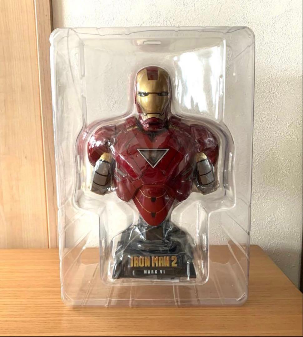 レア品　美品　ホットトイズ　1/4スケール　バストアップ　アイアンマン　マーク６