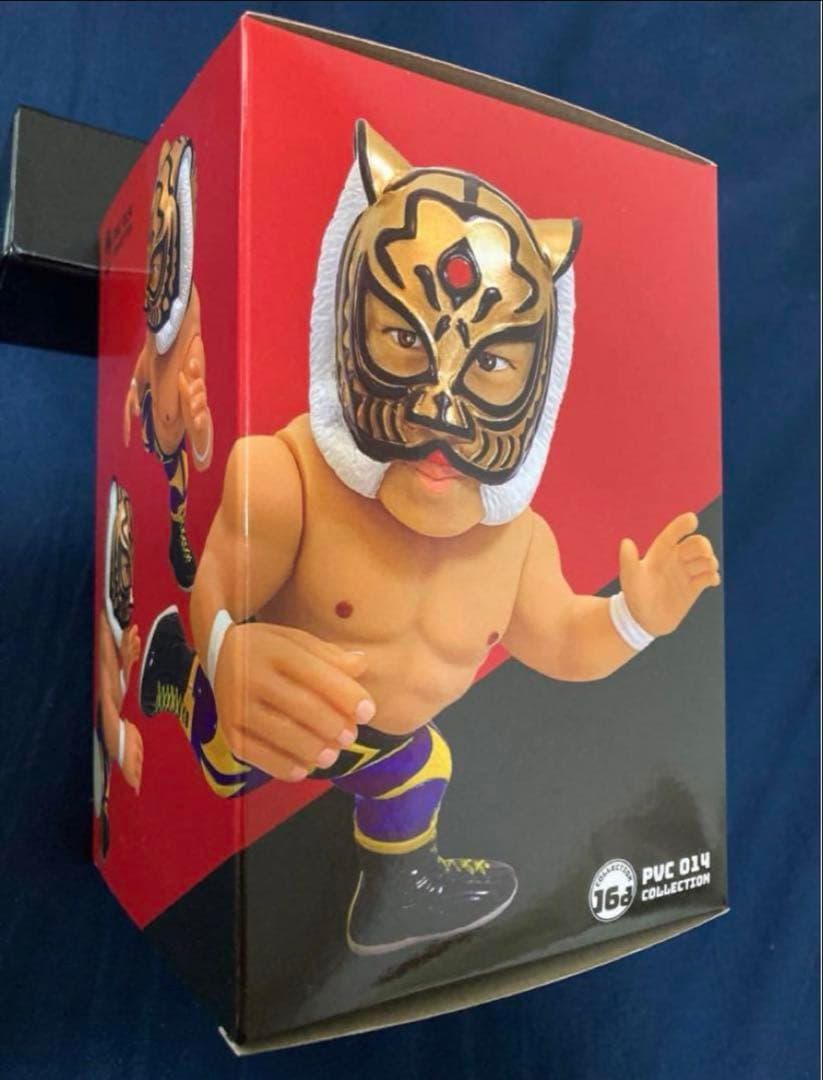 16d ソフビコレクション014 レジェンドマスターズ 初代タイガーマスク 伝…