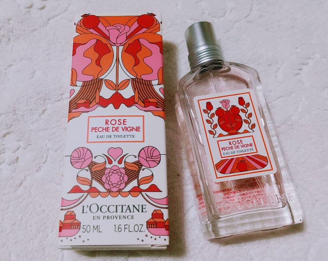 ロクシタン ローズヴァインピーチ RVP オードトワレ ローズ 薔薇 香水　限定