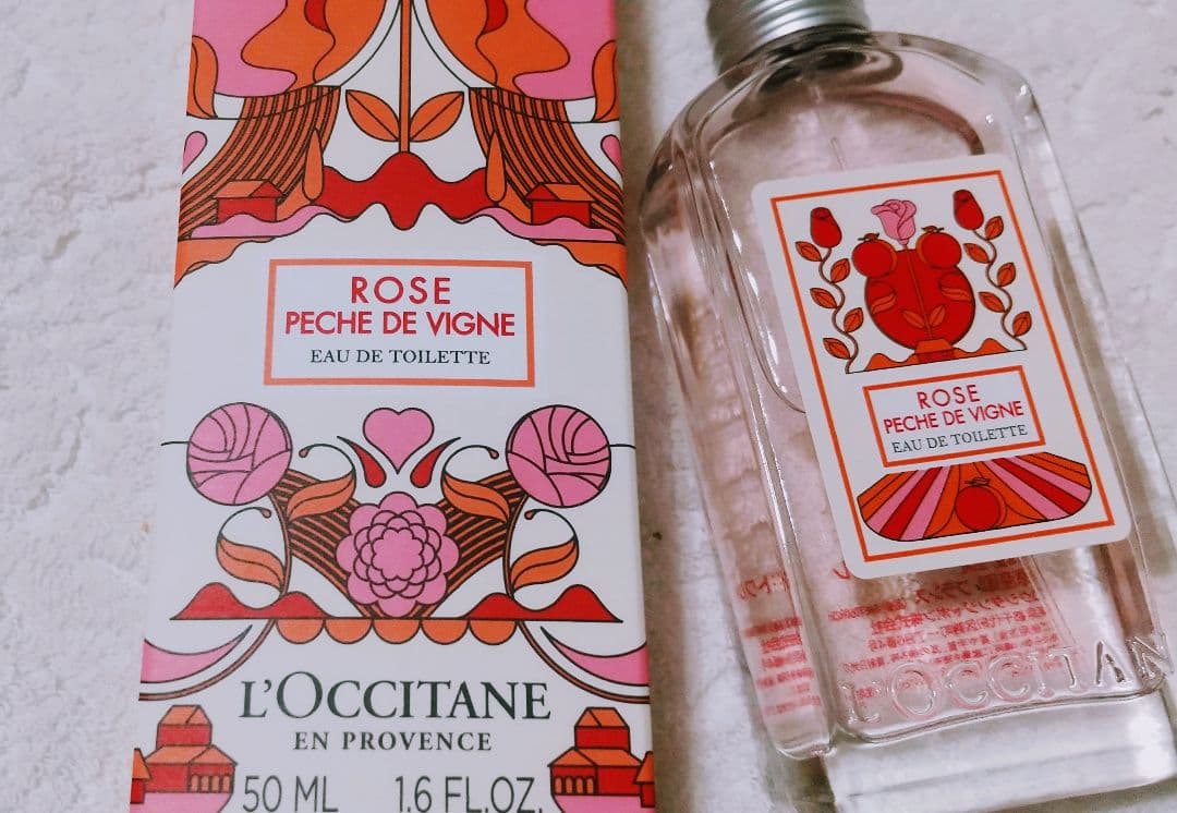 ロクシタン ローズヴァインピーチ RVP オードトワレ ローズ 薔薇 香水　限定
