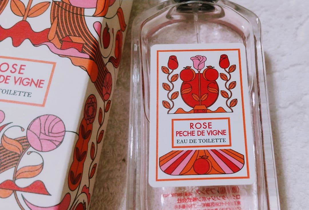 ロクシタン ローズヴァインピーチ RVP オードトワレ ローズ 薔薇 香水　限定
