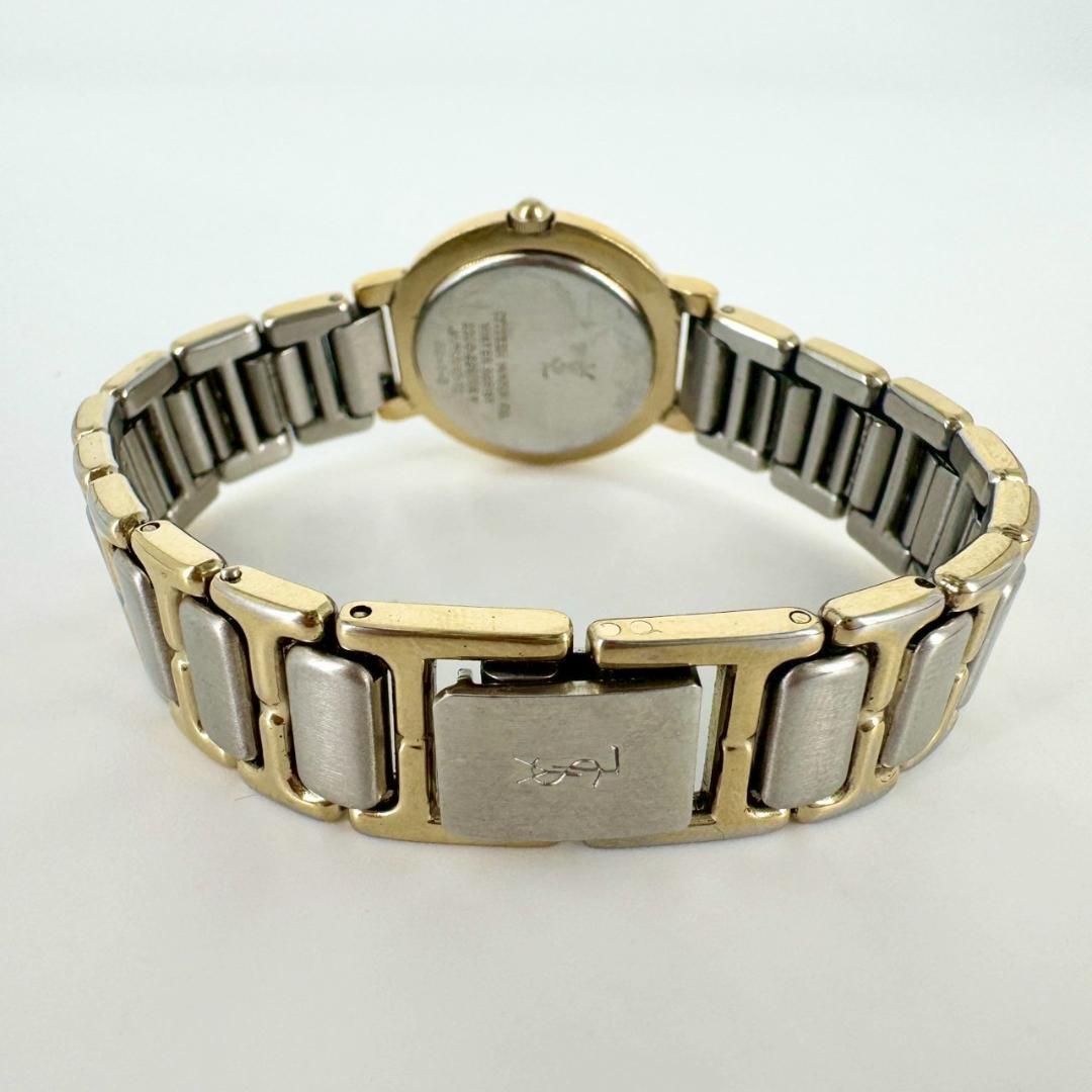 【新品電池】YVESSAINTLAURENT コンビ レディース 腕時計