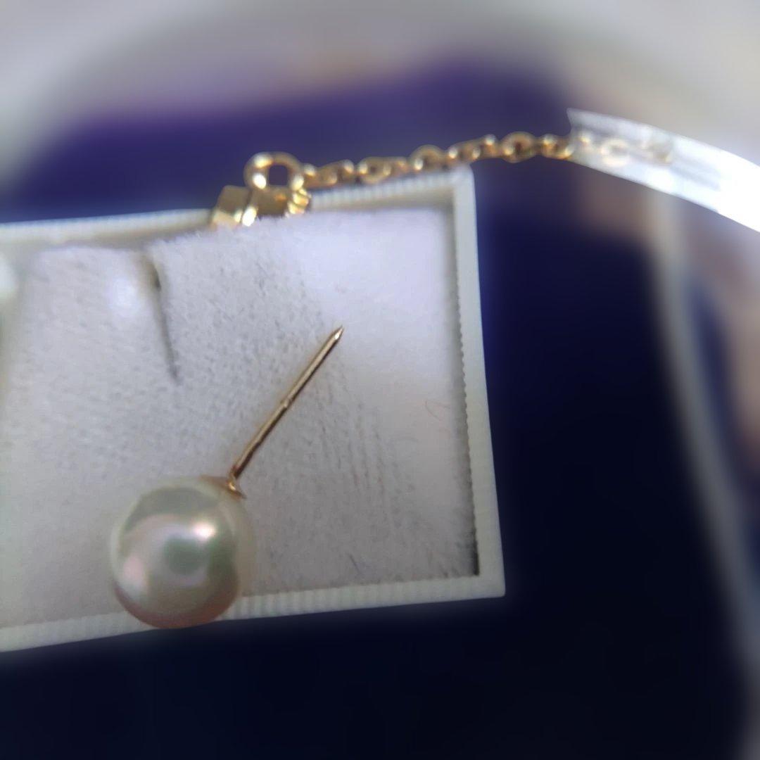 パールピンブローチ タイタック ネクタイピン 真珠 冠婚葬祭 USA