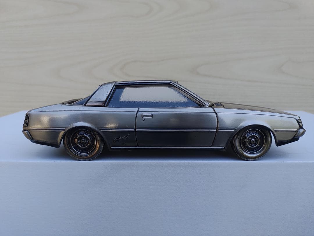 旧車 　三菱　初代 ギャラン ラムダ　シガレットケース 　金属製