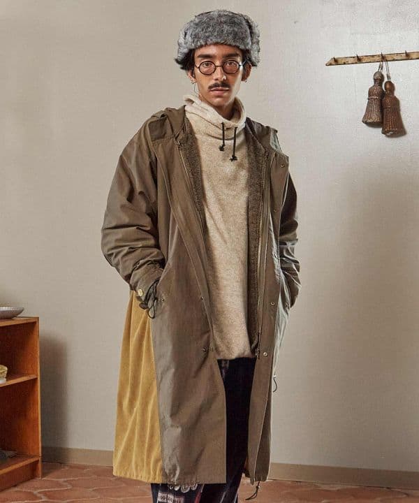 新品 チャイハネ amina ギリディ コート ３way 民族 ミリタリー 完売