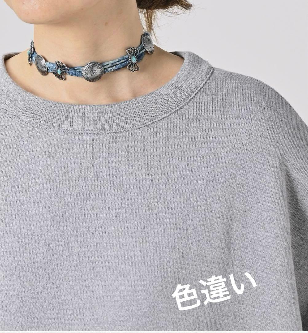 新品未使用45R 上質スムースのチュニック柔らかゆったり44000円黒完売品