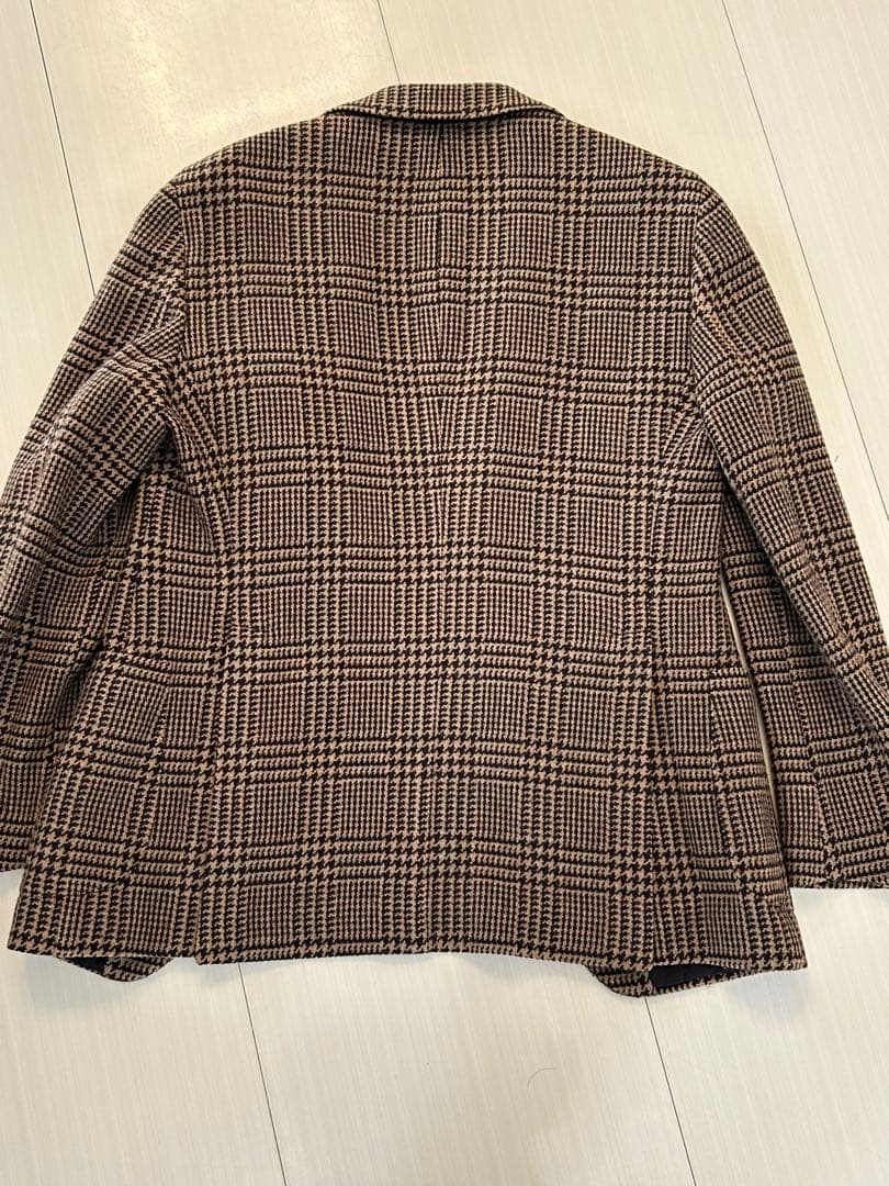 美品　タリアトーレ　グレンチェックジャケット　46 秋冬