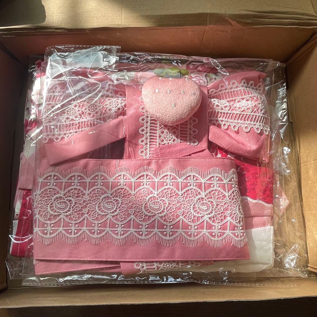 ToAlice いちご浴衣シリーズ ピンク色4点セット　姫ギャル