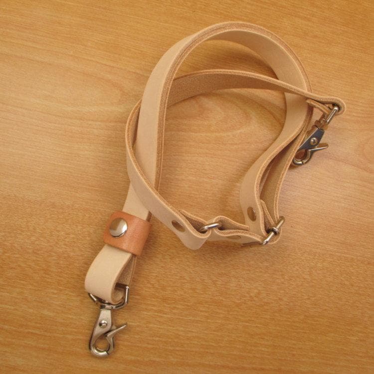 ヌメ革ナチュラル＆うす茶　７丁　革ベルト付　シザーケース　SCL-254/NC