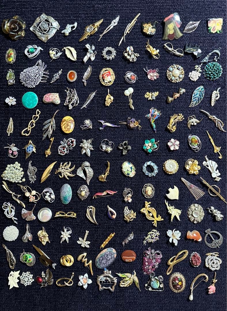 【vintage】ブローチ　130点以上　まとめ売り　大量