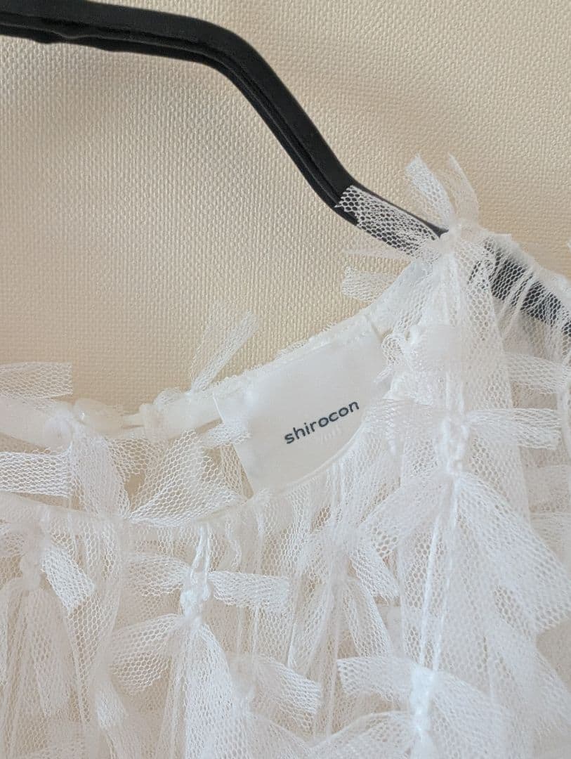 c*o様 【yori】リボンチュールジレ 2025S/S shirocon ヨリ
