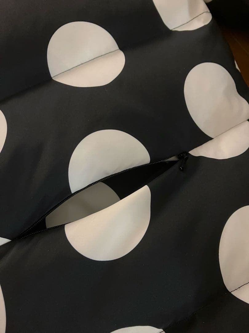 く*ま様 ⭐️美品⭐️マスターバニー ダウンジャケット ドット柄 水玉 モノトー