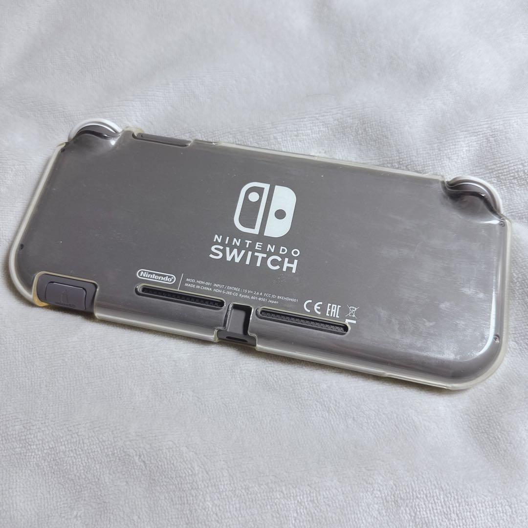 美品 Nintendo Switch Lite グレー 純正充電器 ケース付き