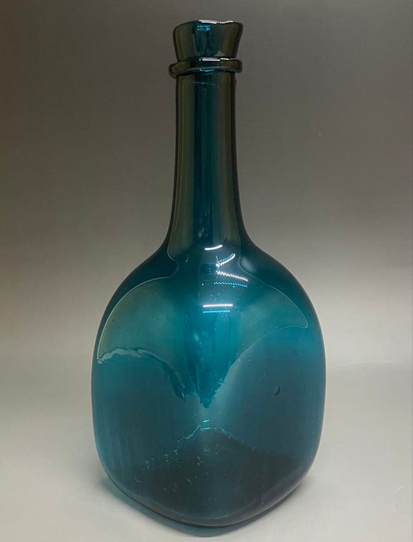 倉敷ガラス　小谷真三　吹きガラス　飾り瓶　花瓶　花入　a616