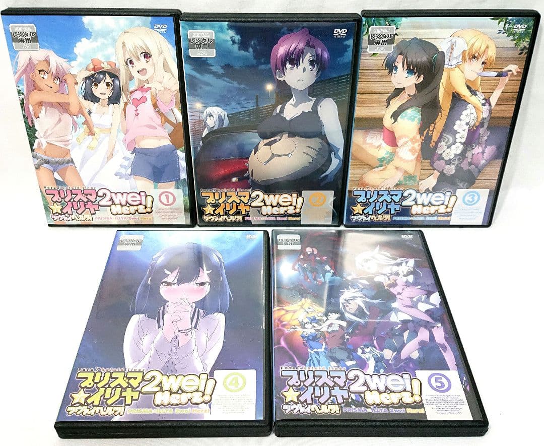 ケース無し//Fate/プリズマ☆イリヤ DVD 【1期～4期+劇場版】全22巻